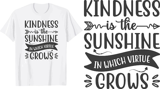 Be kind t shirt design