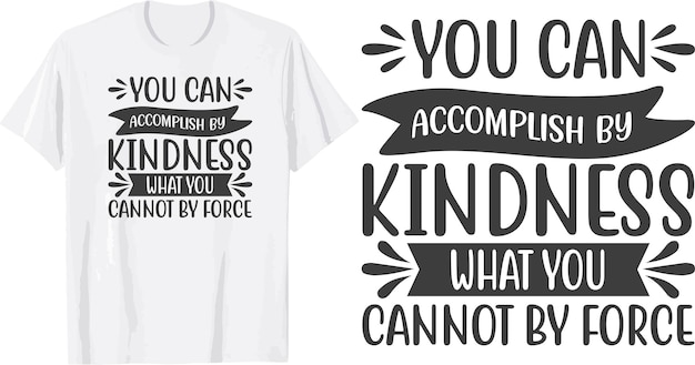 Be kind t shirt design