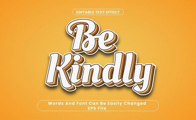 Be kindly editable text effect font and word can be change