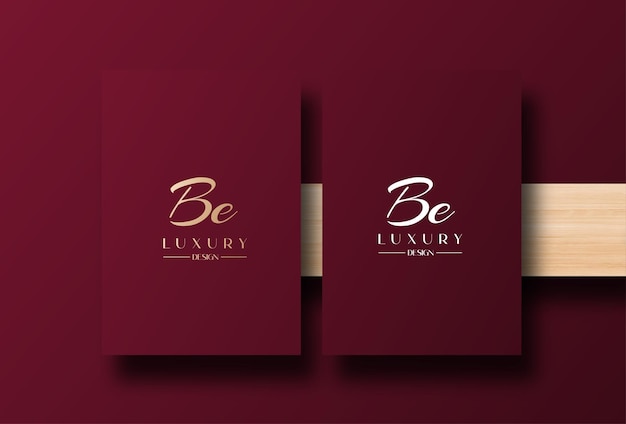 Be logo design vector image