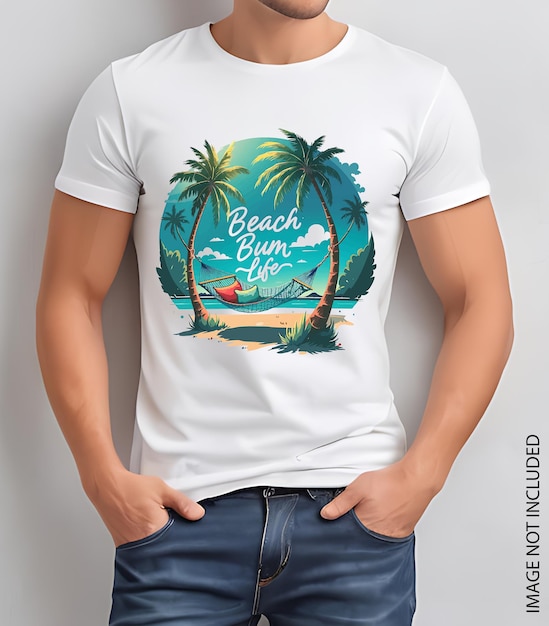 Beach Bum Life T-shirt ontwerp Vector Zomer t-shirt ontwerp