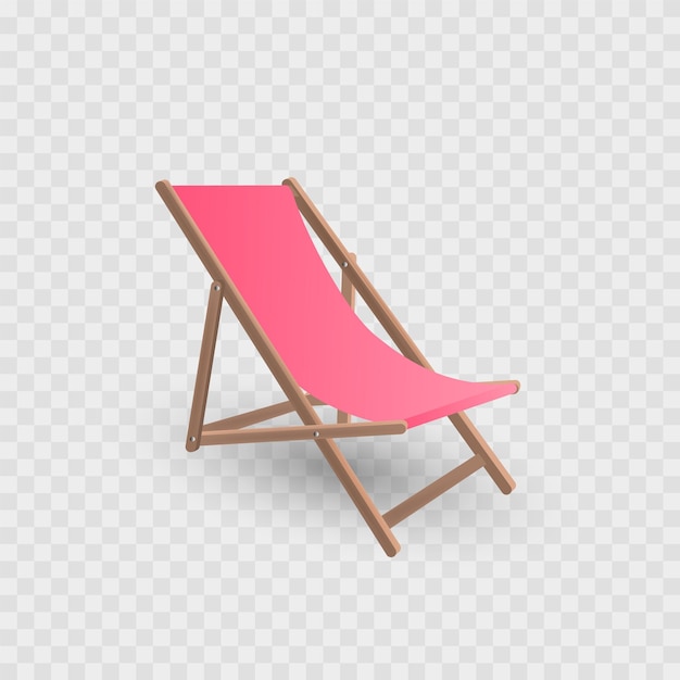 ビーチチェア 3D アイコン