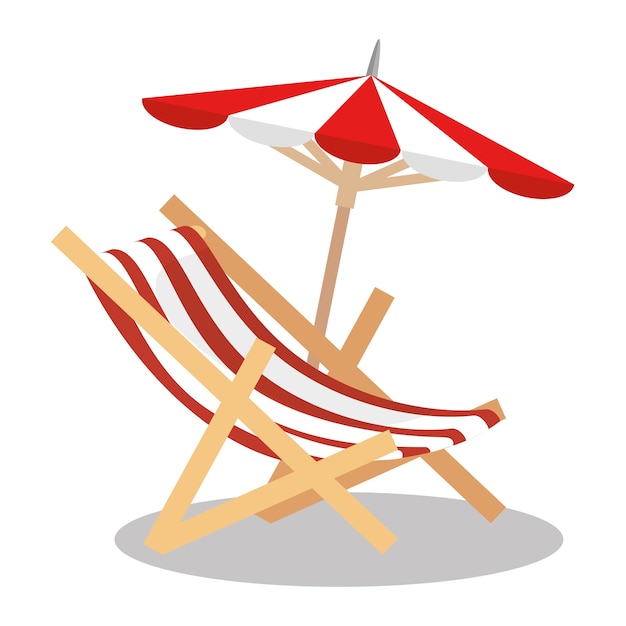 beach chair with umbrella 