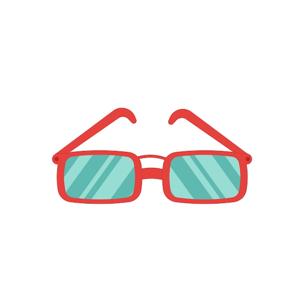 Vector beach glasses illustration