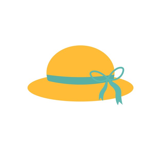 Beach Hat Illustration