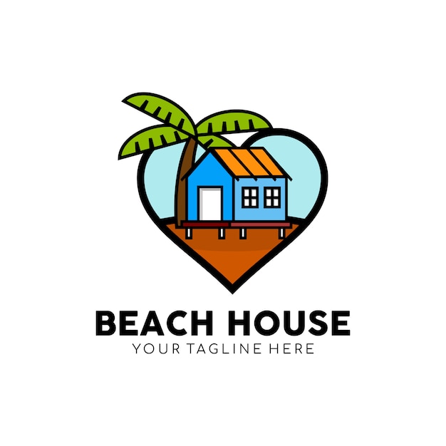 Beach house logo