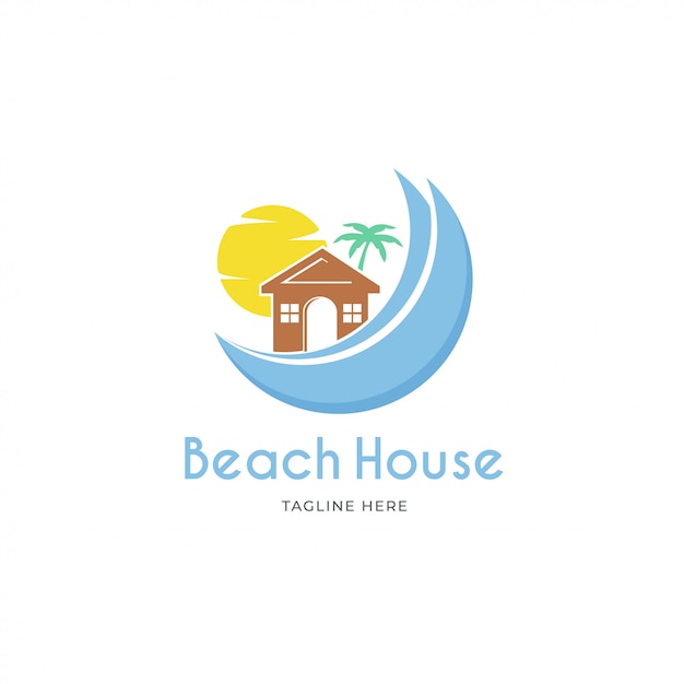 Beach house logo