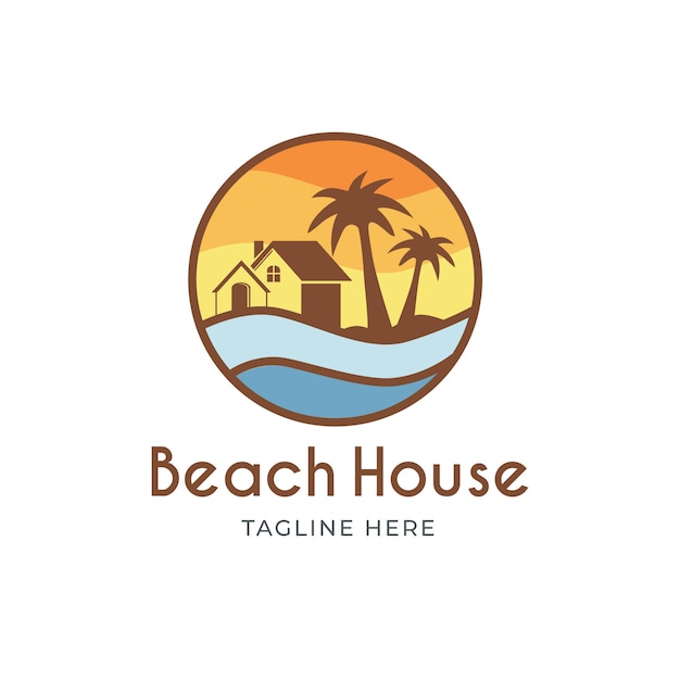 Beach house logo