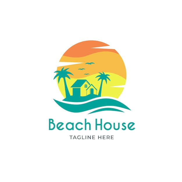 Beach house logo