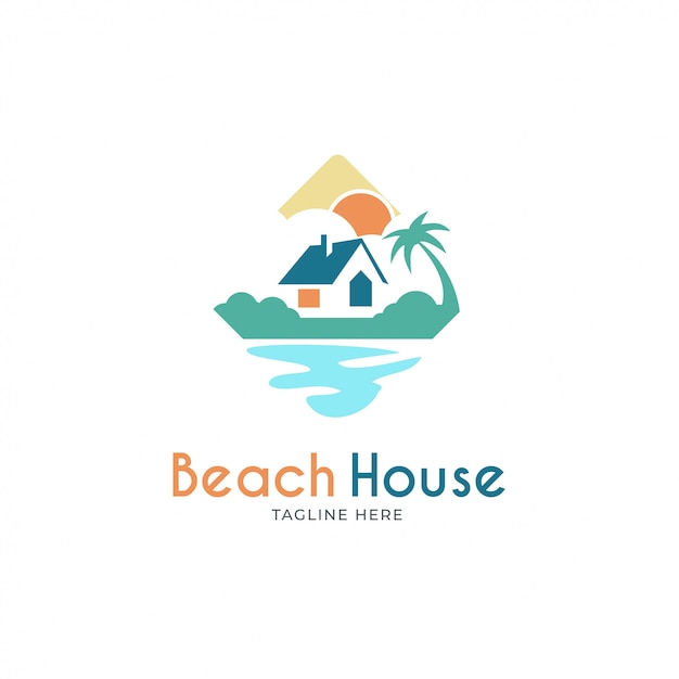 Beach house logo