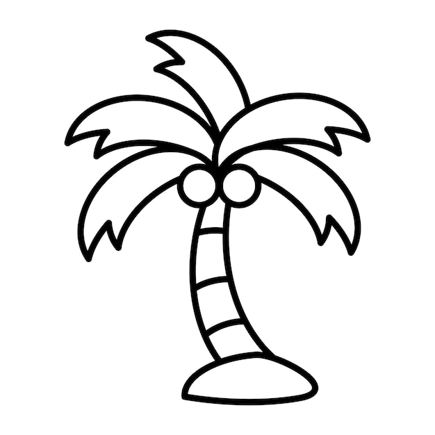 Beach icon vector op trendy ontwerp