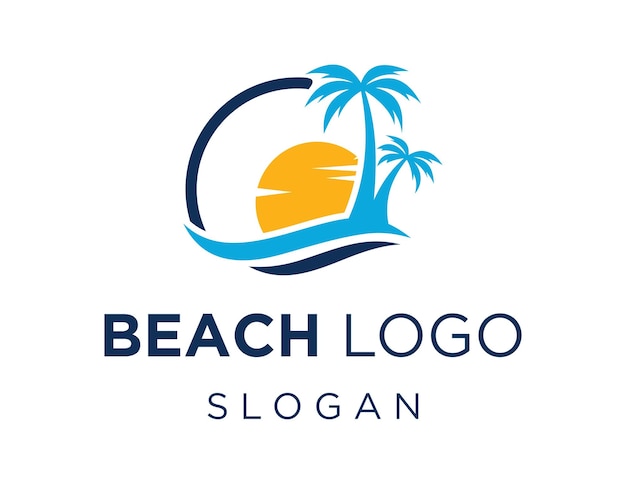 beach logo design