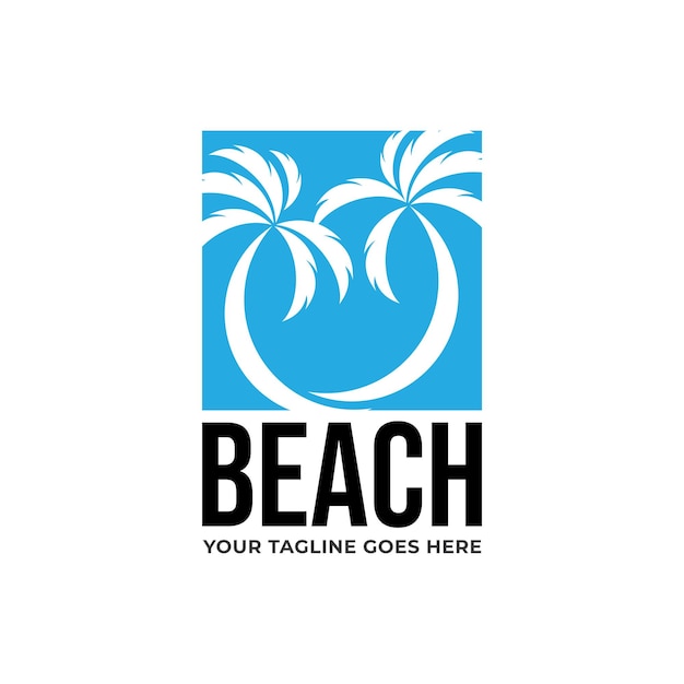 Beach Logo icon vector template.