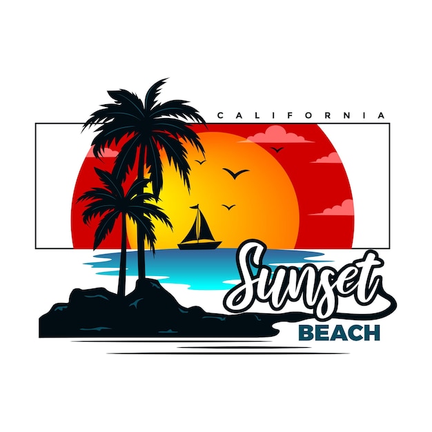 Beach logo new design  template