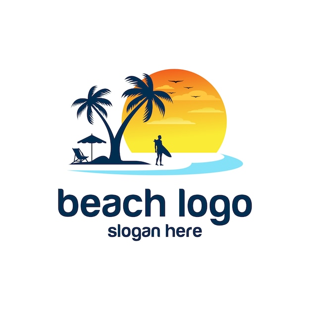 Beach Logo Vectors