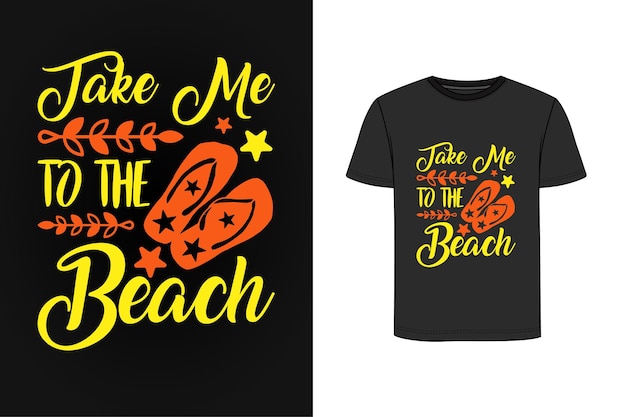 Beach retro vintage t shirt design