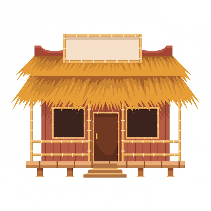 Vector beach summer cartoon