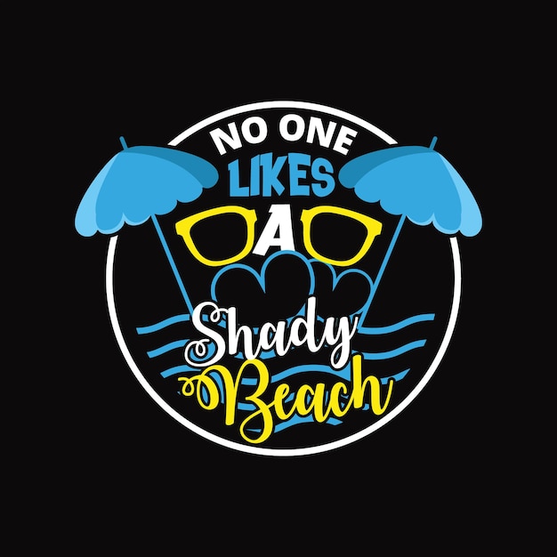 Beach t-shirt design