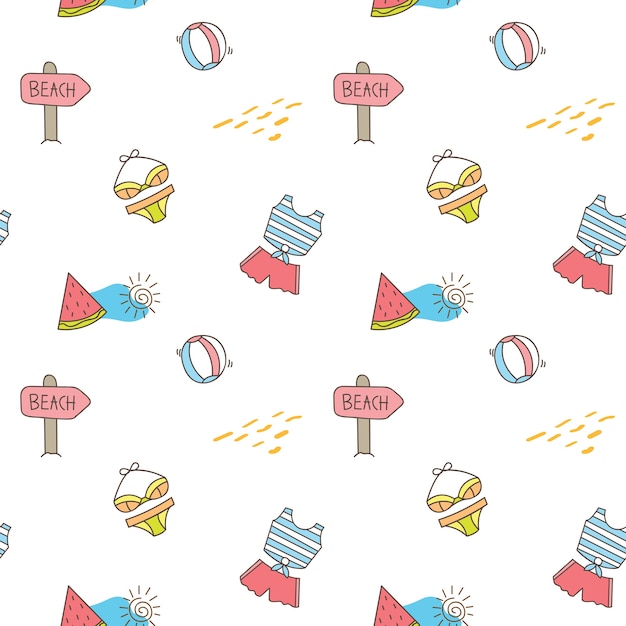 beach theme print and pattern