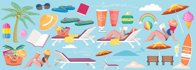 Vector beachchair15