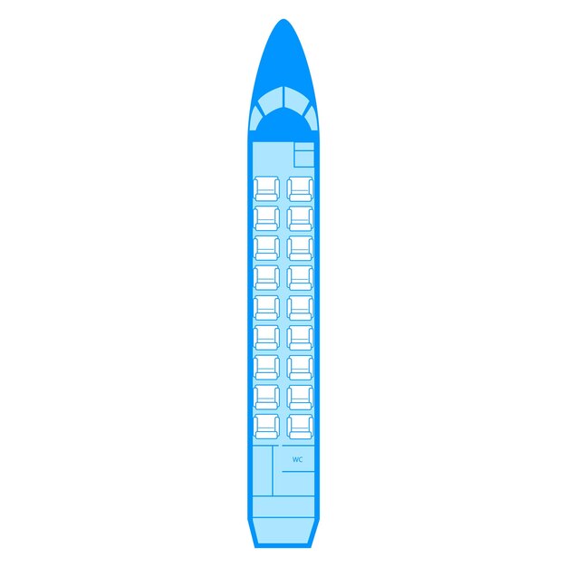 Beachcraft 1900 飛行機スキーム 航空機の種類 PAX