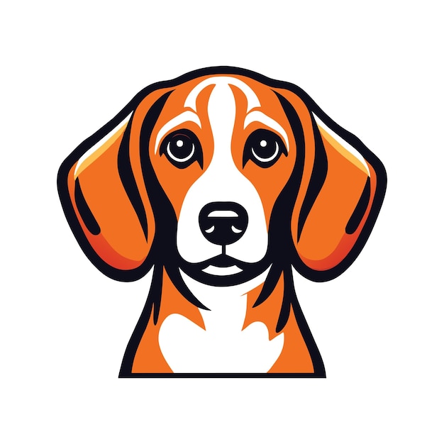 Beagle graphic vector EPS