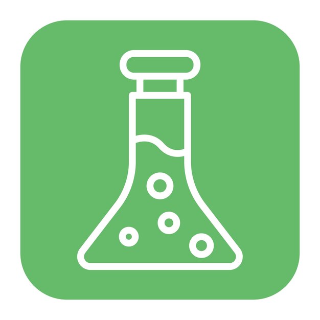 Beaker icon vector afbeelding Kan worden gebruikt voor de wetenschap