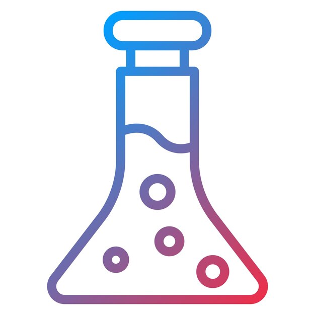 Beaker icon vector afbeelding Kan worden gebruikt voor de wetenschap
