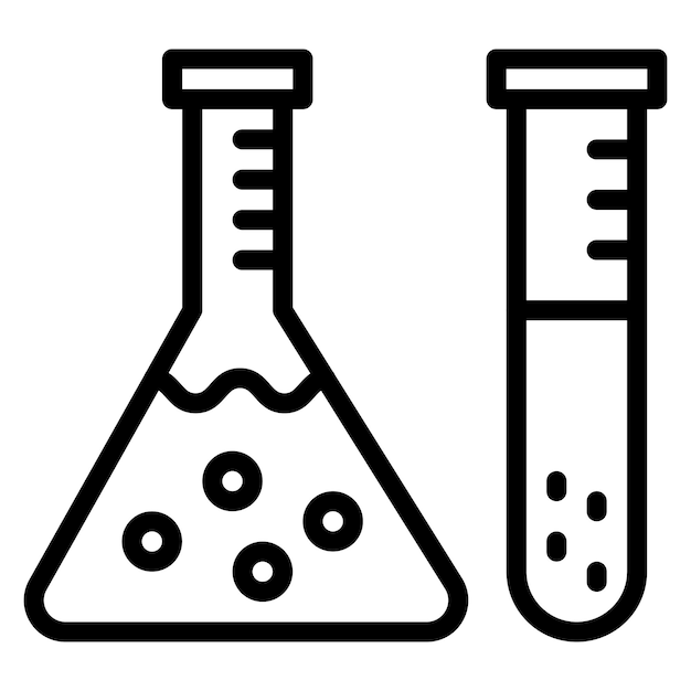 Beaker icon vector afbeelding Kan worden gebruikt voor Virtual Lab