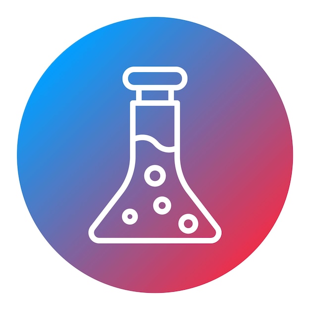 Beaker icon vector image Can be used for Science