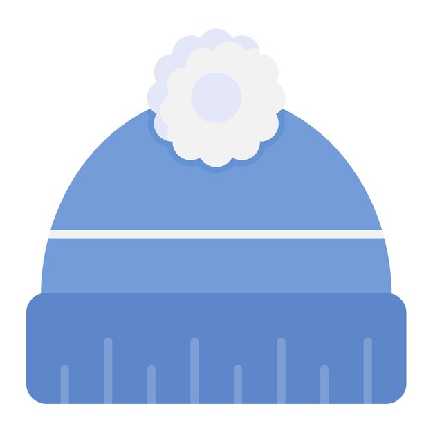 Beanie Flat Illustration