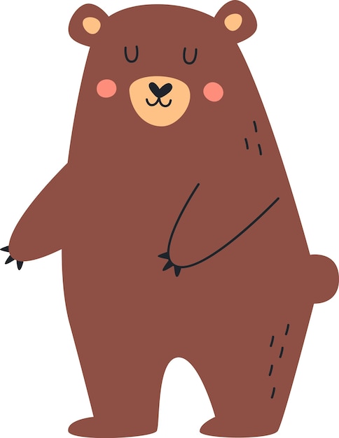 Vector bear animal icon