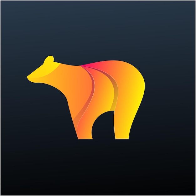 Bear colorful logo