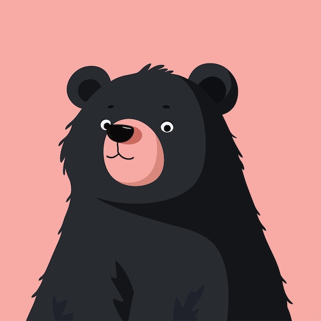 Bear cute vector