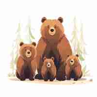 Vector bear family