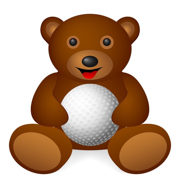 Медвежий мяч для гольфа
