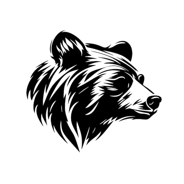 Bear Head Logo Mascotte-embleem