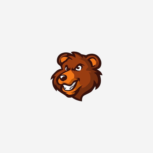 Bear Head Mascot