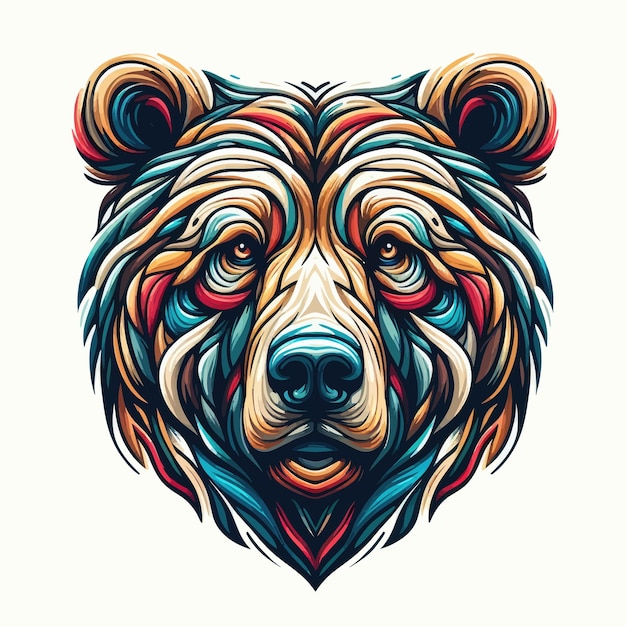 bear head paint