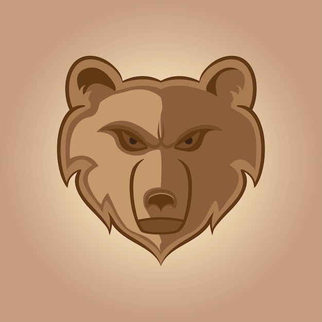 Vector bear honey icon