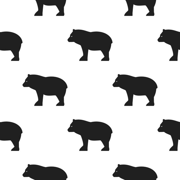 Bear icon illustration