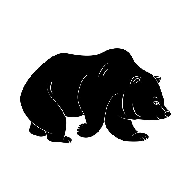 Vector bear icon