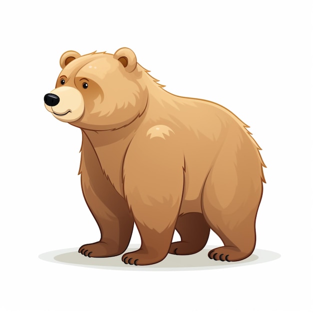 Bear isolated on transparent background