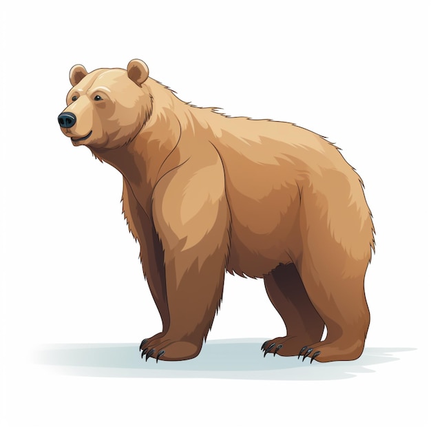 Bear isolated on transparent background