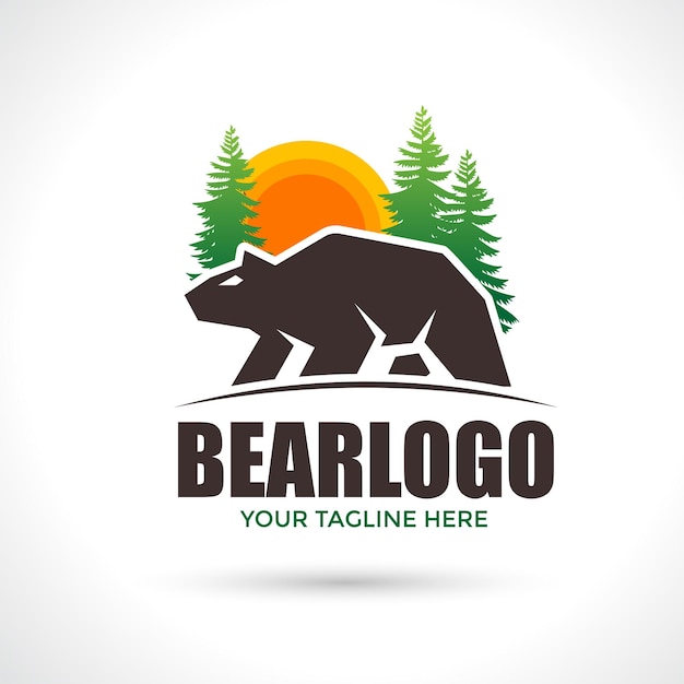 Bear Logo Design Bear Minimal Modern Logo Design