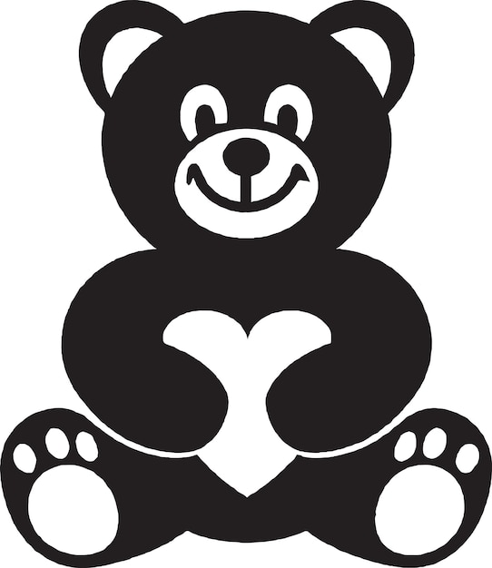 Vettore bear logo design con un tocco vintage e rustico