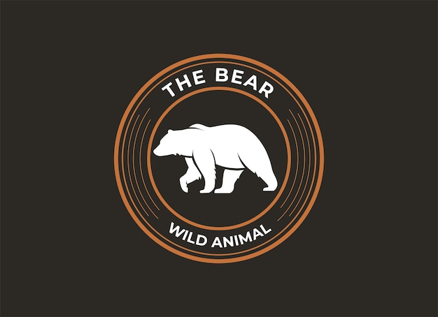 bear logo design for your projects