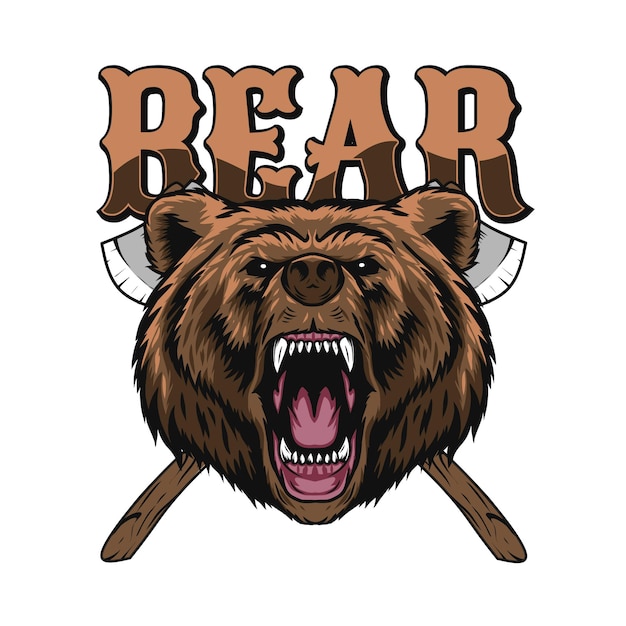 Bear logo design