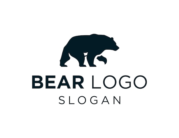 Vector bear logo design