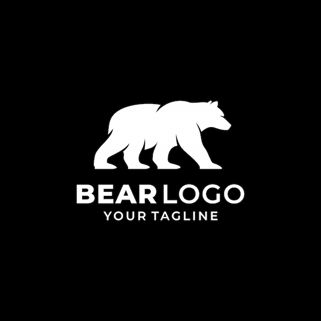 Bear Logo Vector ontwerpsjabloon